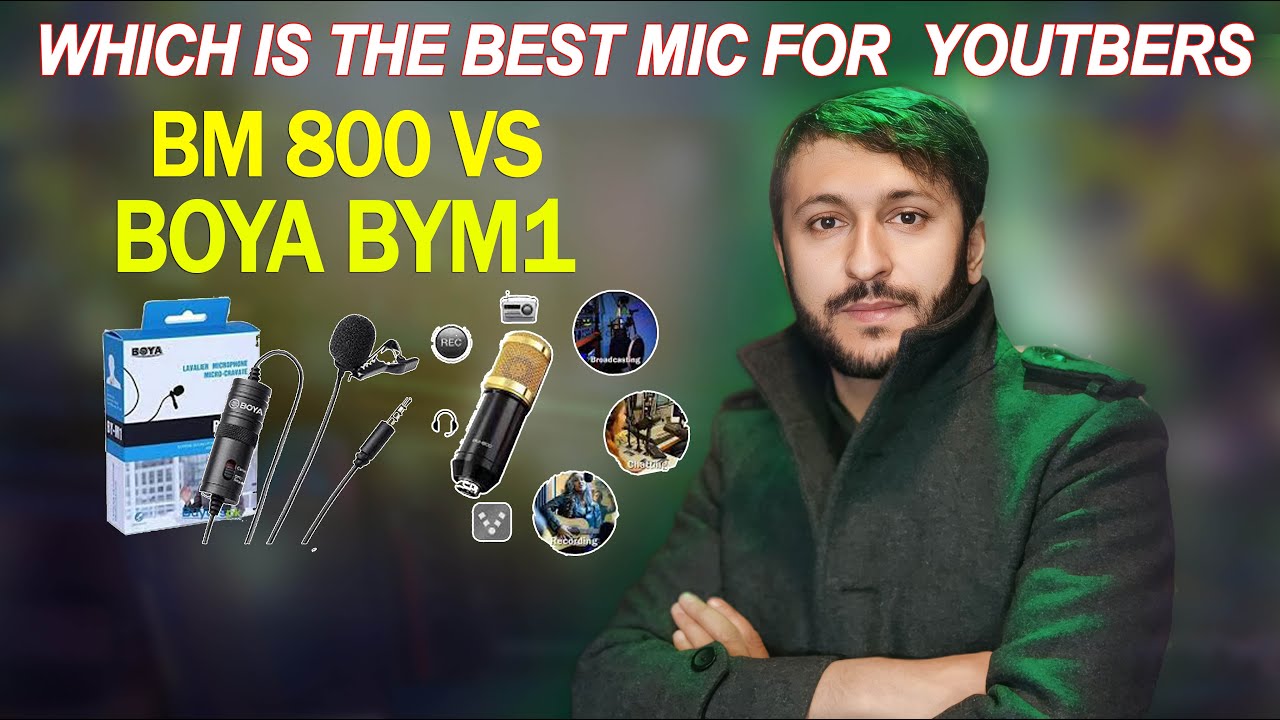 BM800 vs BOYA M1 - Which is the Best Mic for YouTube? 🎙️