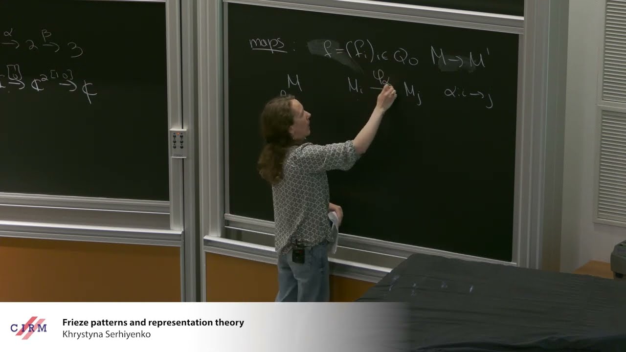Khrystyna Serhiyenko: Frieze patterns and representation theory