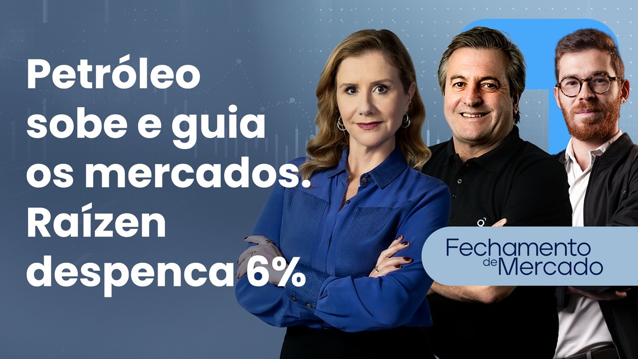 🔴 11/03/26 Petróleo sobe e guia os mercados | Raízen despenca 6% | Fechamento de mercado