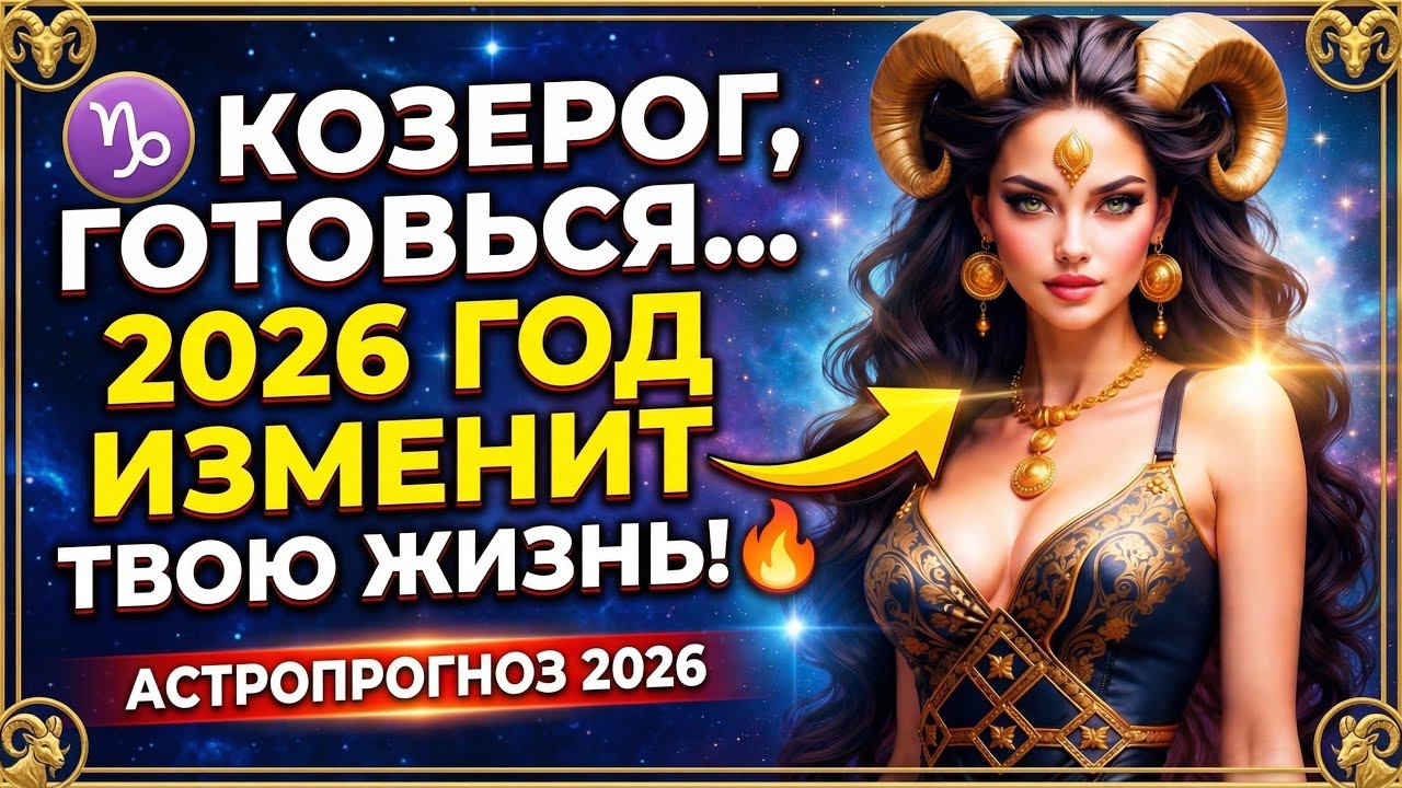 ♑🔥 Козерог, 2026 перевернёт твою жизнь? Главный год прорыва!