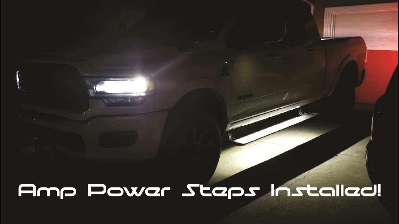 Amp Power Steps - Installed on the Ram 2500 Mega Cab (Diesel)