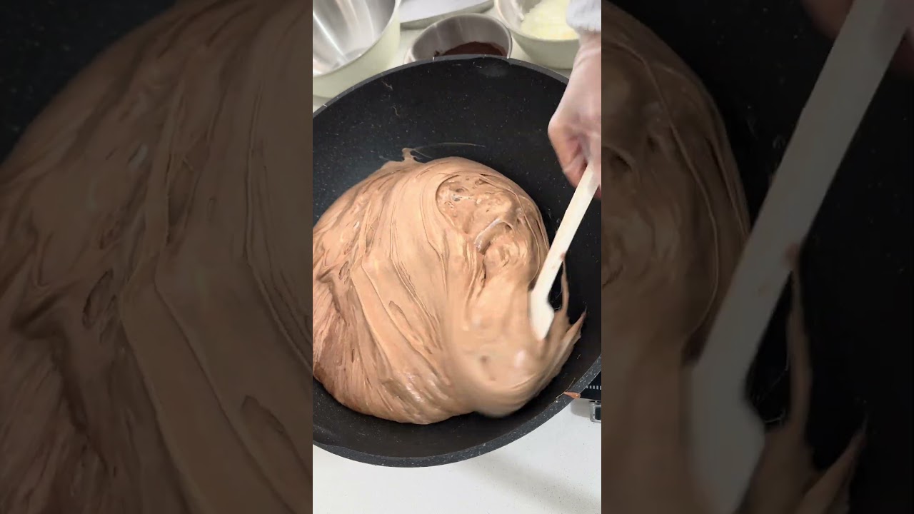 Stirring a Batch of &ldquo;Snowflake Without the Crisp&rdquo; 🤩  Creamy Marshmallow Milk Fudg #homemade