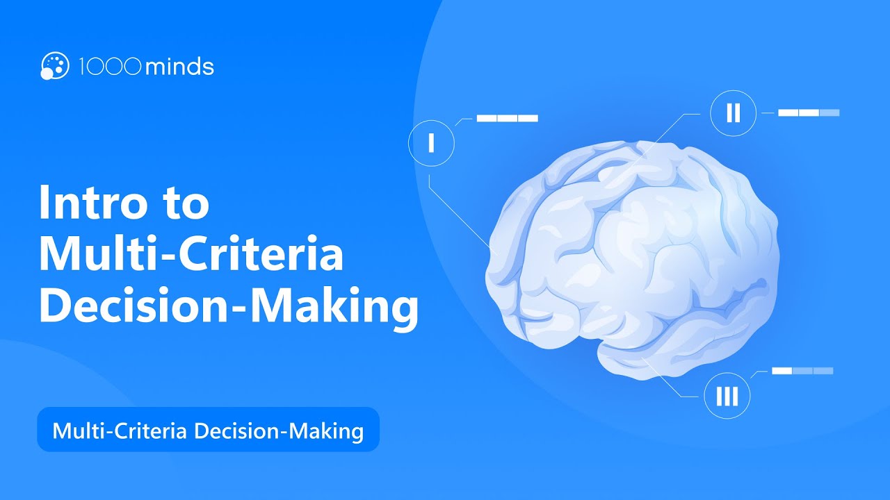 What is Multi-Criteria Decision Analysis? | 1000minds Decision Making
