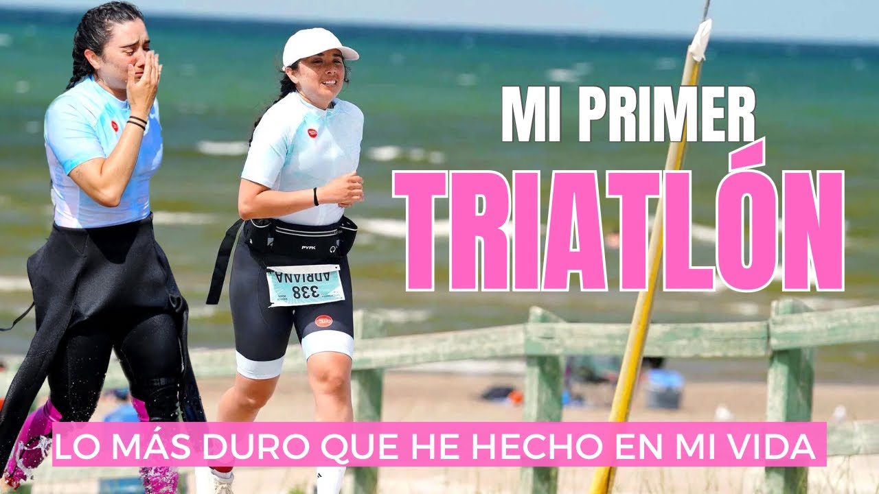 Mi PRIMER triatlón olímpico | Triathlon Vlog | Lo más duro que he hecho hasta ahora.