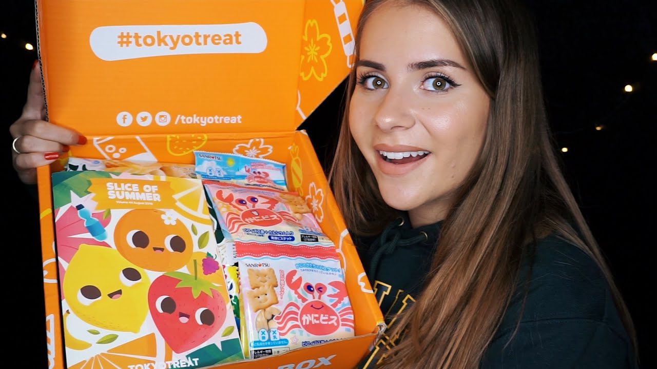 ASMR Knisterndes Unboxing/ Testen Von Japanischen Süßigkeiten | TokyoTreat (Eating Sounds)