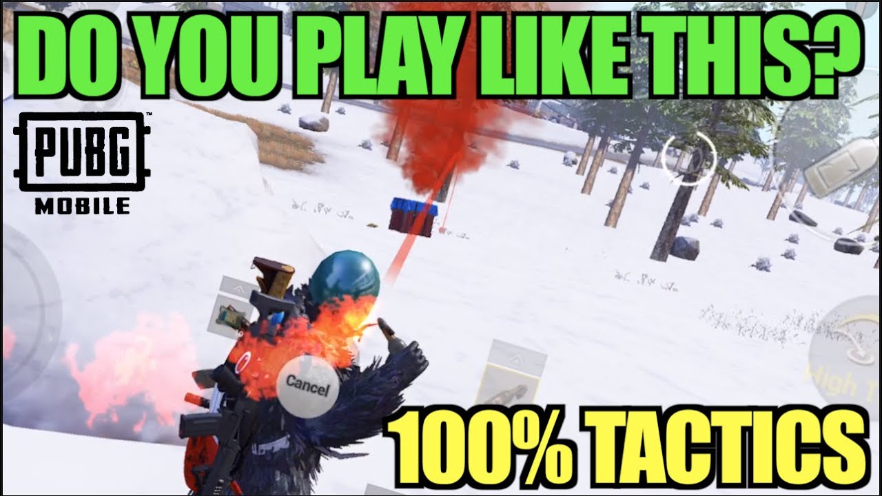 PUBG MOBILE NO TRICKS JUST TACTICS