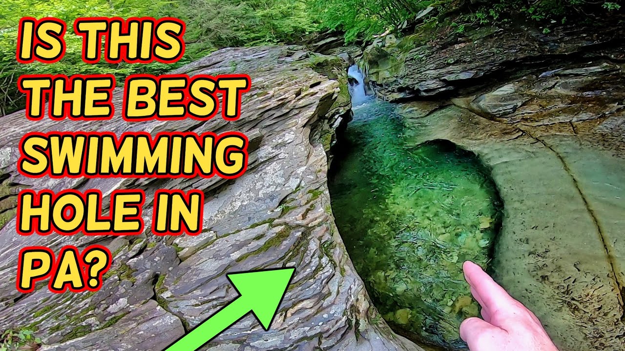 Подводное плавание в Rock Run Swimming Hole в Пенсильвании