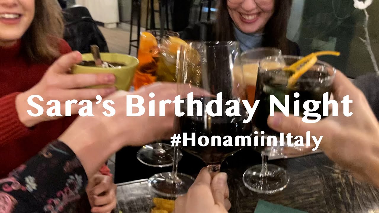 【vlog】SARA’S BIRTHDAY NIGHT IN COMO, ITALY - A SHORT MOVIE FOR MY LOVELY FRIEND - サラちゃん誕生日動画 コモ イタリア