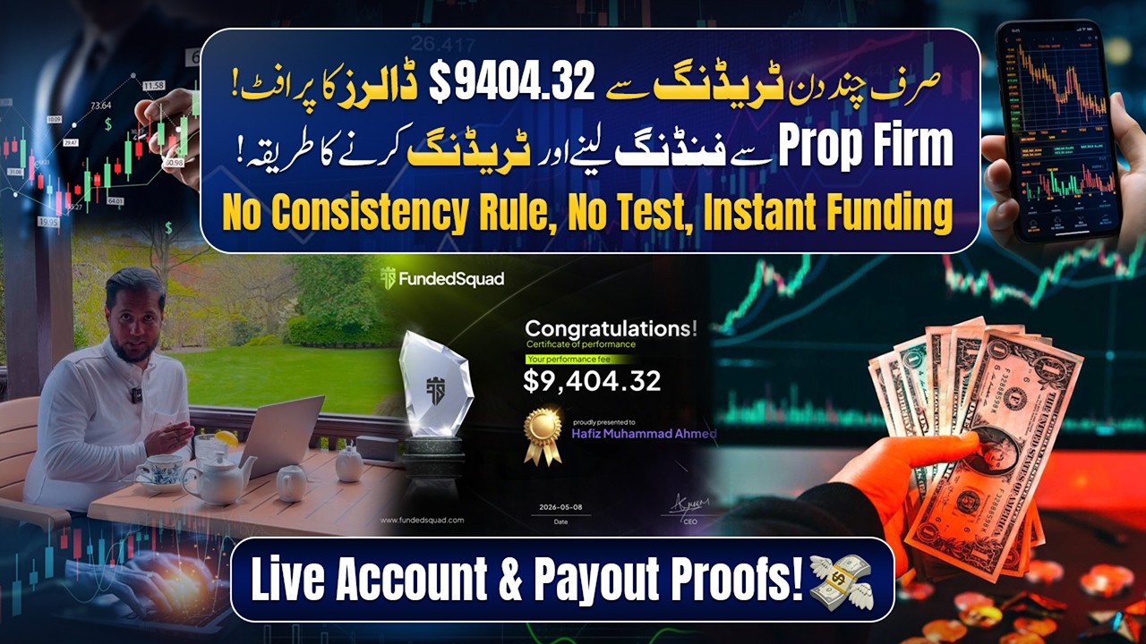 $9,404 Profit In Just Days! 🔥Instant Funding Prop Firm | Live Trading & Payout Proofs