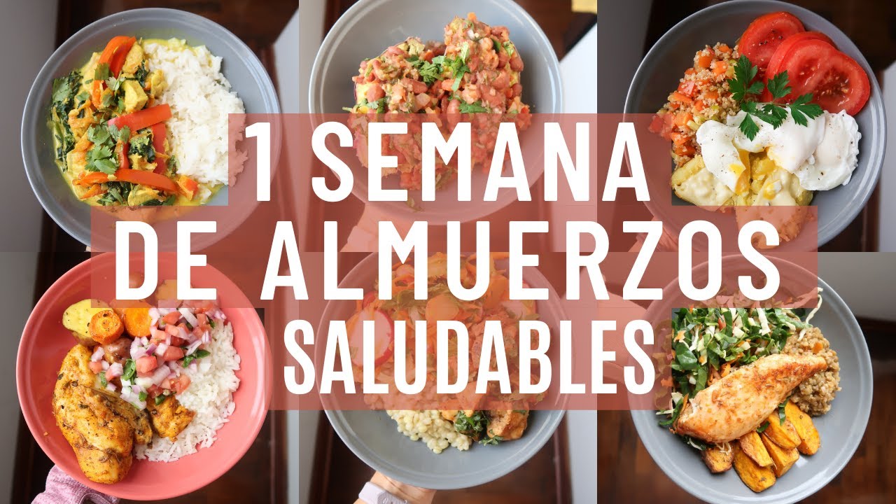 UNA SEMANA DE ALMUERZOS SALUDABLES | Michela Perleche