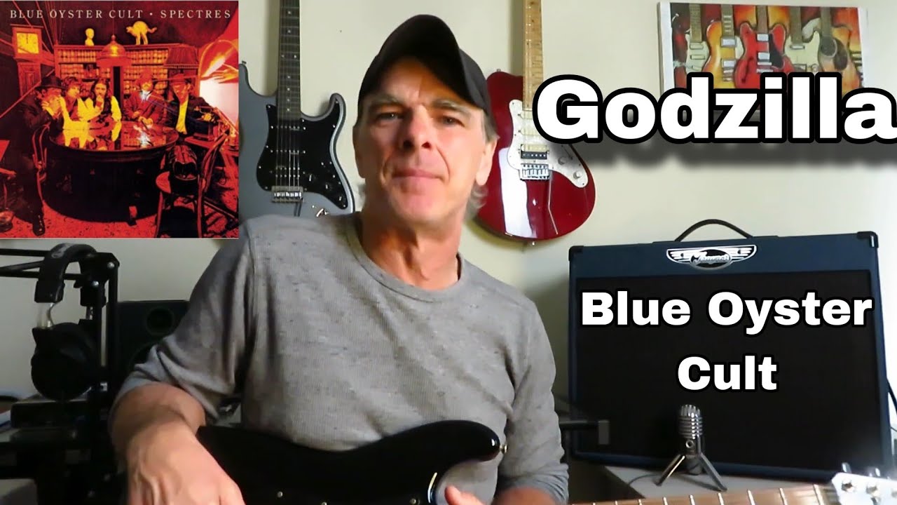 Как играть GODZILLA - Blue Oyster Cult. Урок игры на гитаре (ритм и соло)