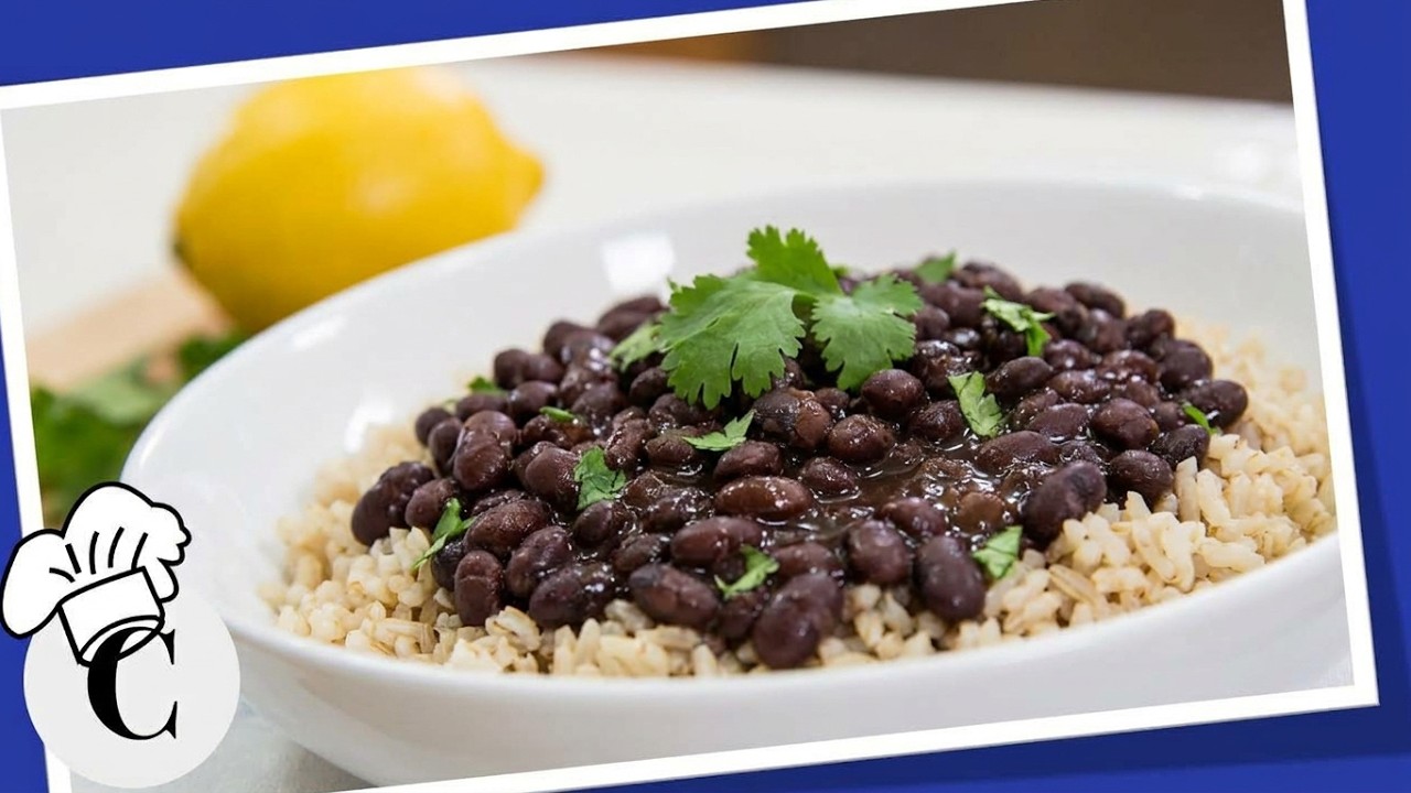 How to Make Cuban Black Beans in a Crockpot! An Easy, Healthy, Dinner Recipe!