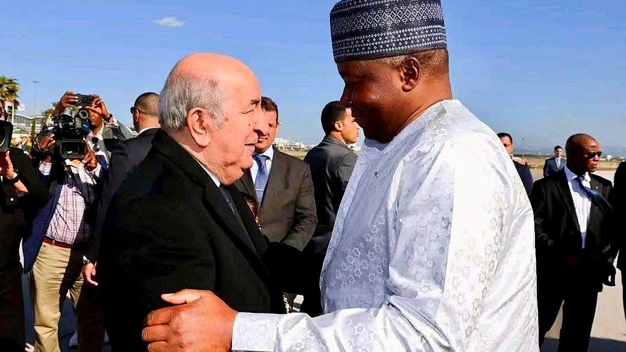 Le président du Niger le général Tiani reçu par son homologue Algérien Tebboune 