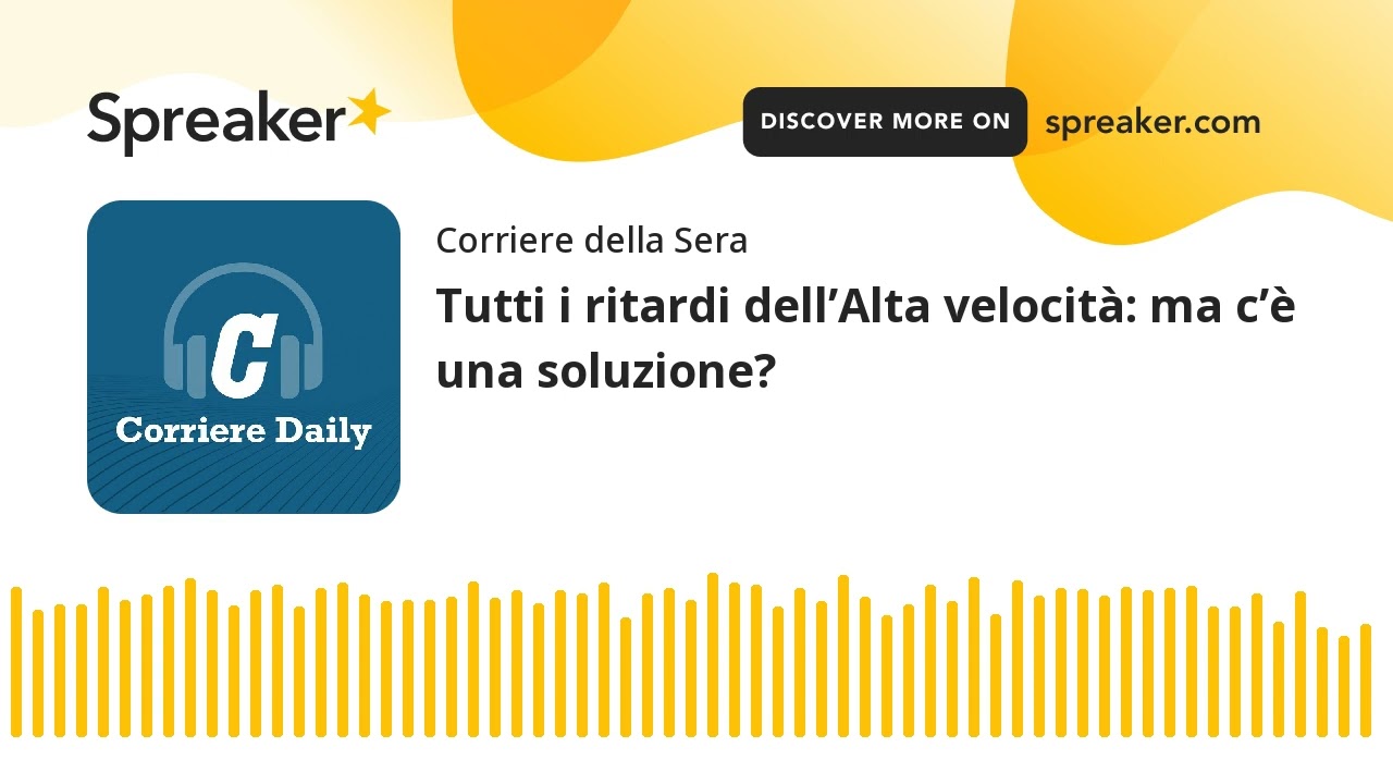 Tutti i ritardi dell’Alta velocità: ma c’è una soluzione?