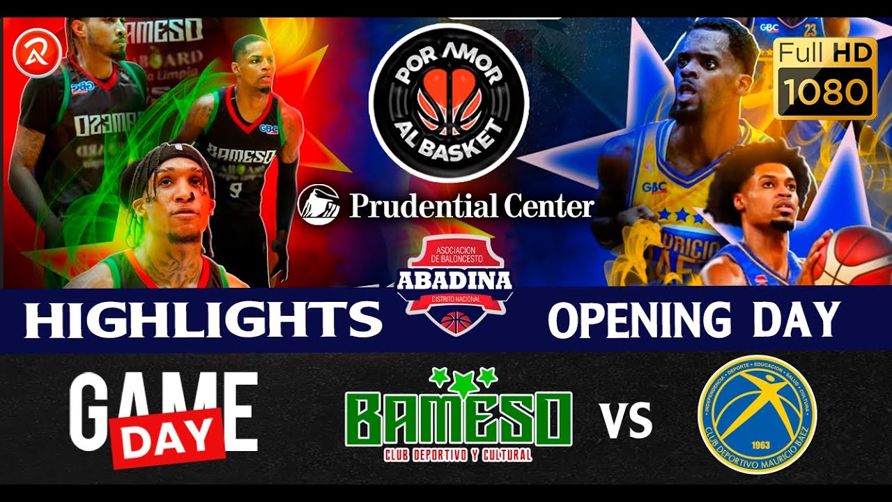 RESUMEN TBS ( BAMESO VS MAURICIO BAEZ ) - EL JUEGO DEL RESPETO Por Amor Al Básquet #PRUDENTIALCENTER