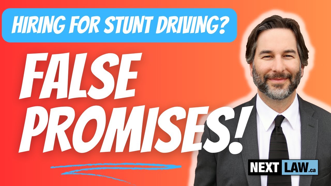 Stunt Driving Charges: Don't Fall for These Legal Promises