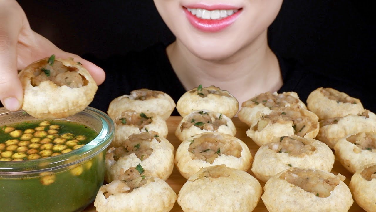 ASMR Pani Puri | Golgappa | Eating Sounds Mukbang