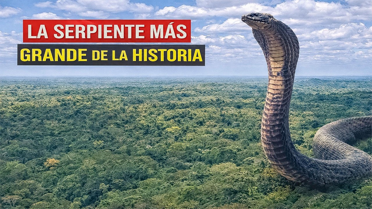 Científicos Descubren la Serpiente Más Grande de la Historia