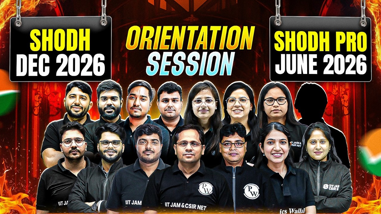 🔴 LIVE Orientation: CSIR NET Shodh Dec 2026 & Shodh Pro June 2027 | Complete Strategy & Study Plan!