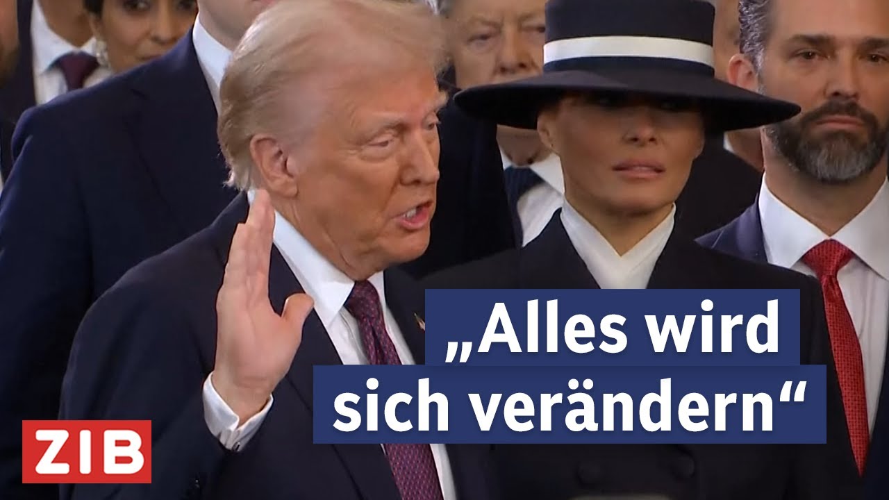 US-Präsident Trump legt Amtseid ab | ZIB Spezial vom 20.1.2025