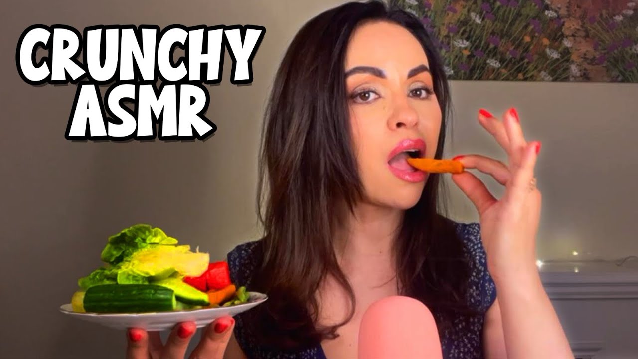 ASMR CRUNCHY Eating Fruits 🍉 and Vegetables 🥒
