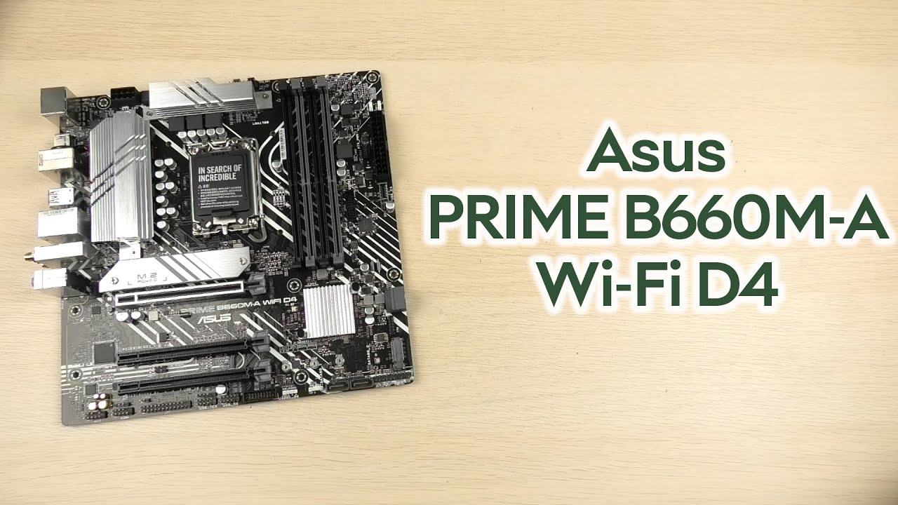 Розпаковка Asus PRIME B660M-A Wi-Fi D4