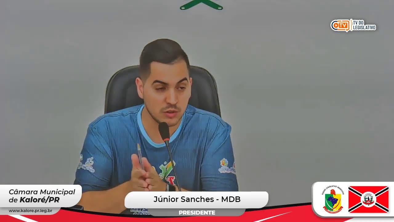 30ª Sessão Ordinária da Câmara Municipal de Kaloré