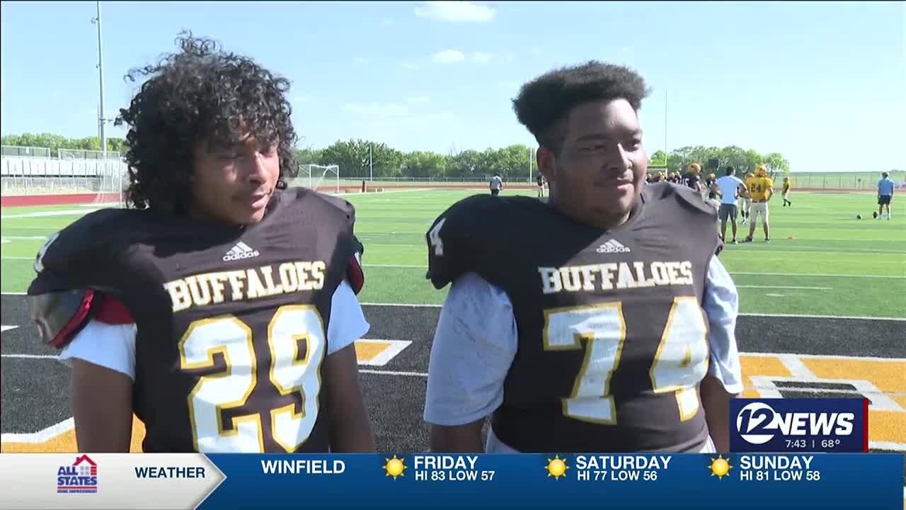 Wichita Southeast football team suits up four sets of twins