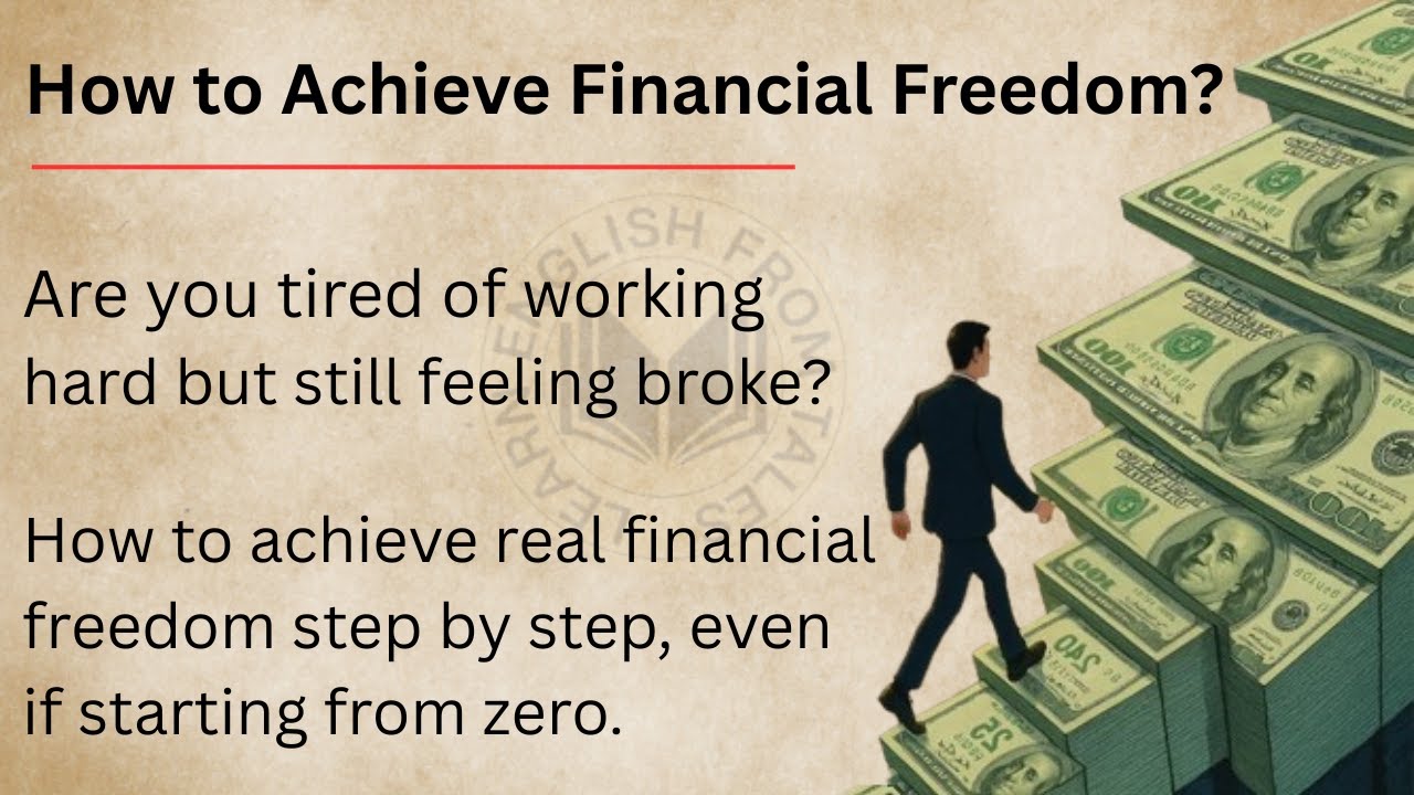 10 Simple Steps to Achieve Financial FREEDOM While Learning English