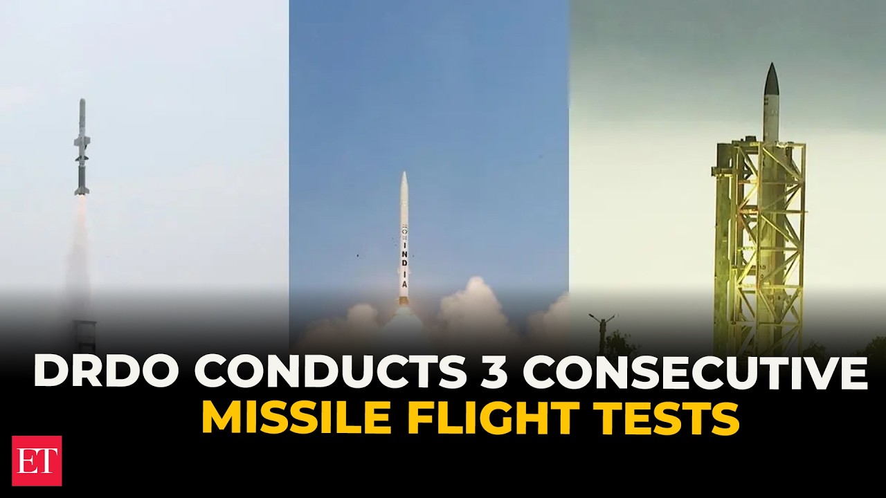 India joins elite group as DRDO conducts 3 successful missile tests, boosting India's defence shield