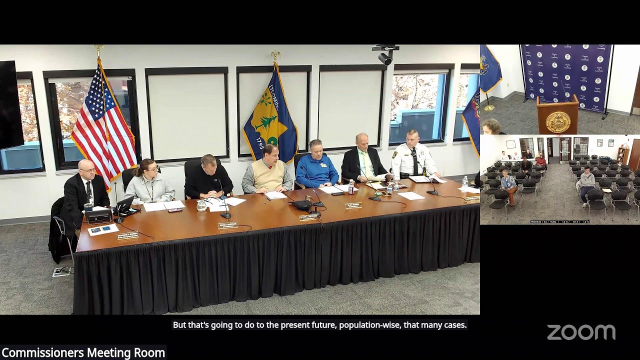 Lycoming County Prison Board Meeting 11-14-25