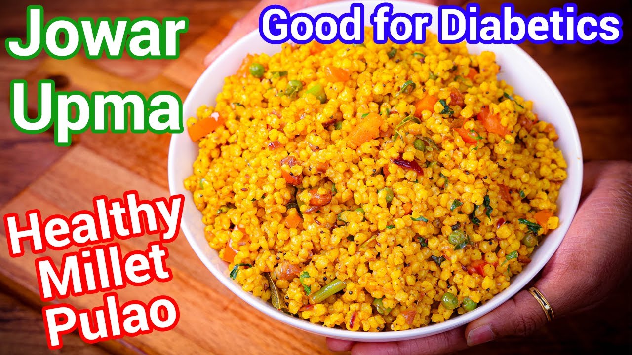 Best Rice Alternative - Jowar Pulao Upma | Healthy Millet - High Fibre Millet Pulao - Lunch Box
