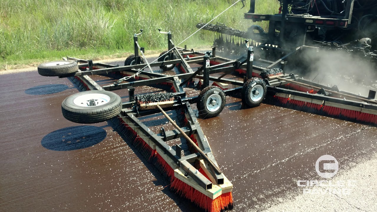 Scrub Seal Pavement Treatment