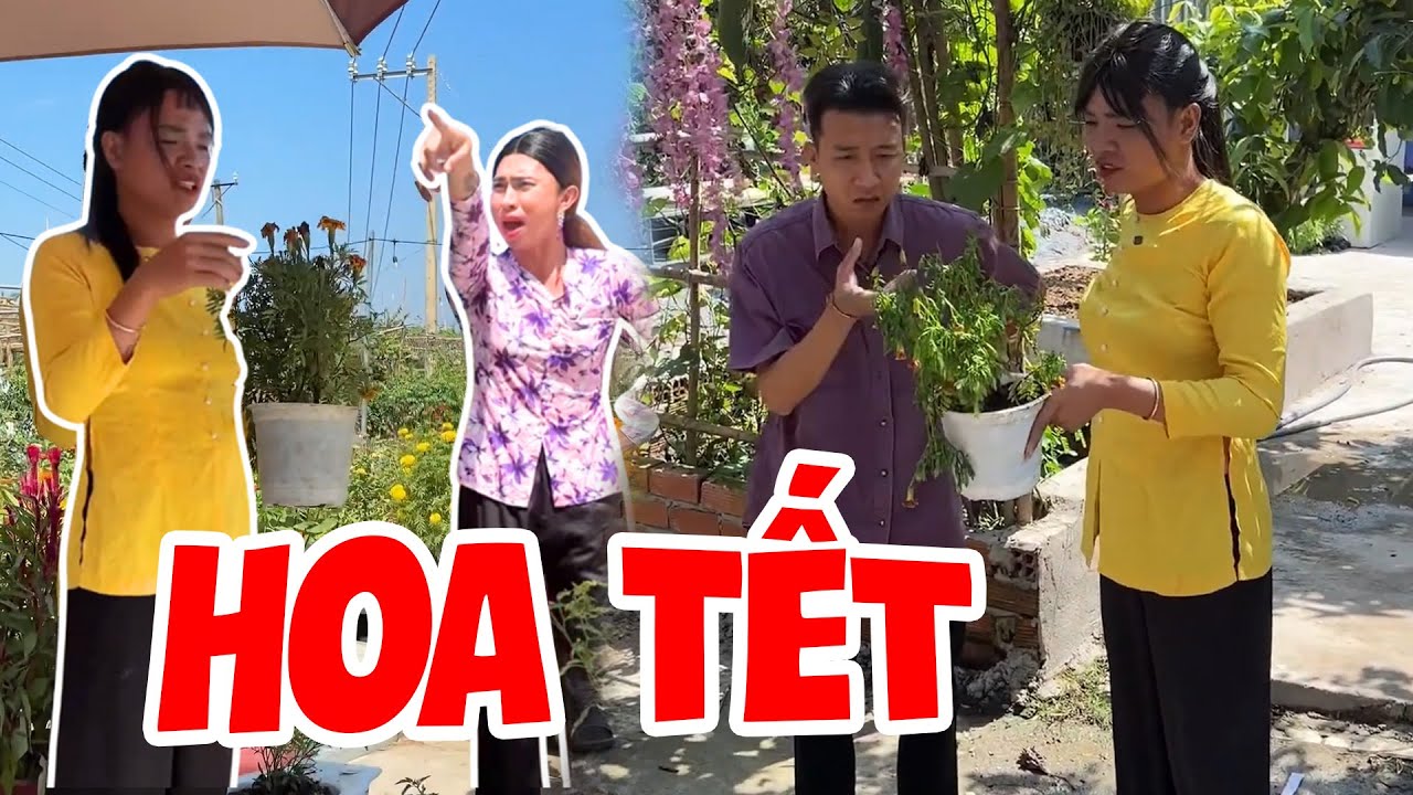 Kiếp Nạn Đi Mua Hoa Tết Của Thúy Liễu. Không Ai Làm Gì Mà Hoa Tự Nhiên Héo Queo | Liễu Đầu Lêu