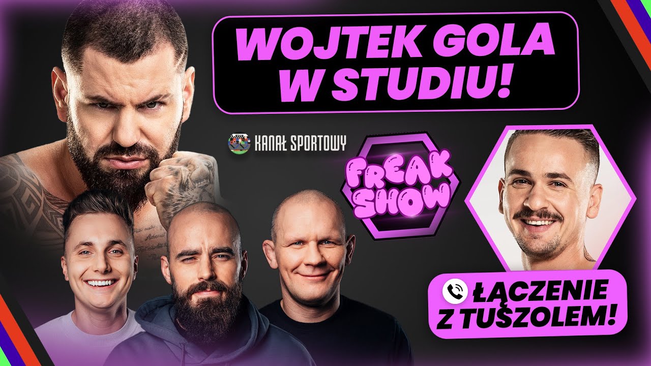 WOJTEK GOLA W STUDIU, BOXDEL, TUSZOL I THANOS NA ŁĄCZENIACH! FREAK SHOW #10