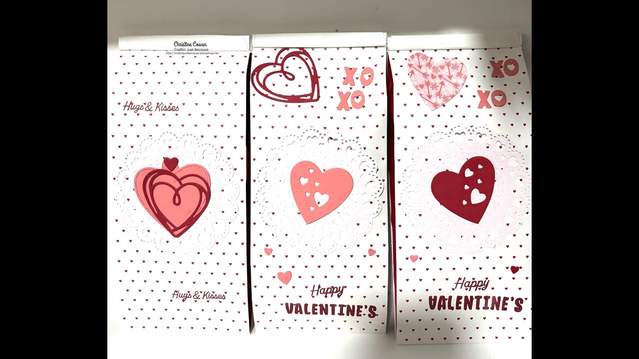 Hearts Gusseted Bags