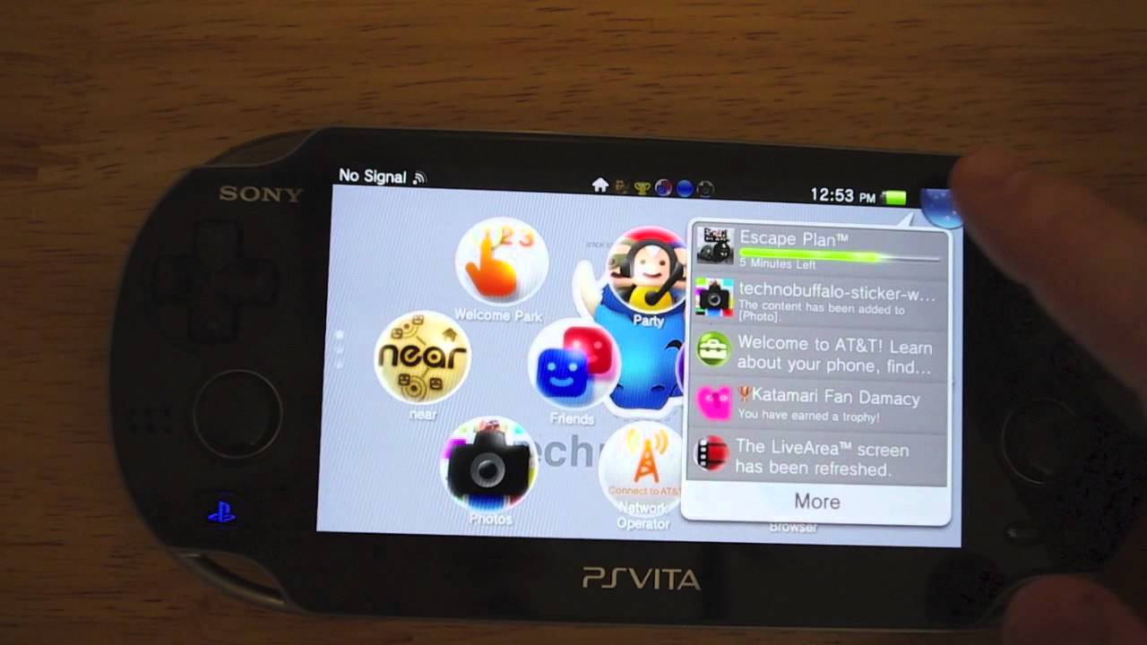 Playstation Vita UI Tour