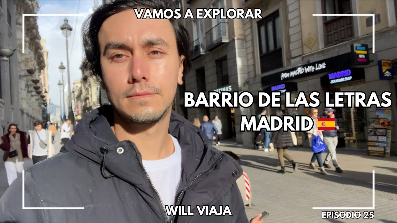 Vamos a conocer EL BARRIO DE LAS LETRAS en Madrid 🇪🇸