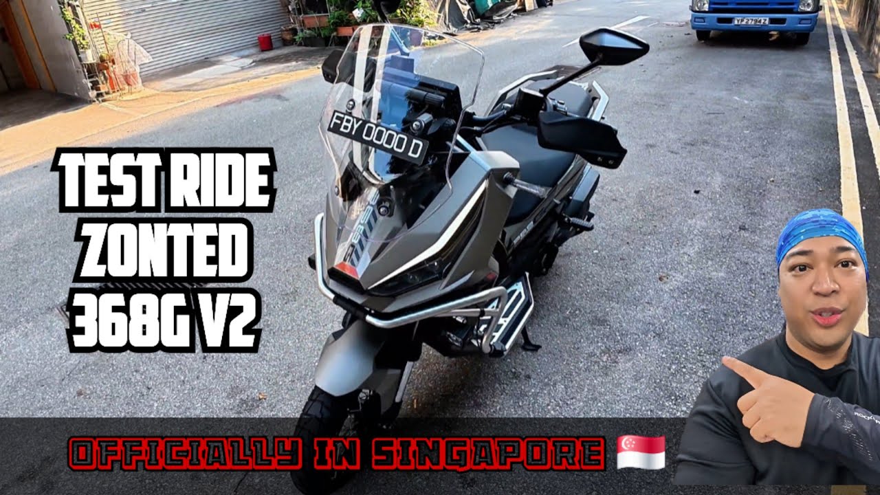 V2 Zontes 368G Official Launch In Singapore 🇸🇬 / Test Ride