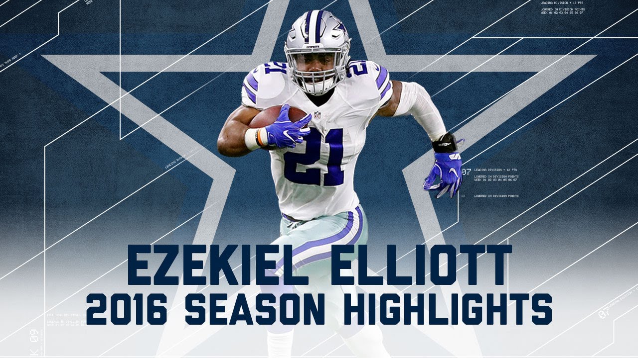 Ezekiel Elliott's Best Highlights from the 2016 Season | NFL