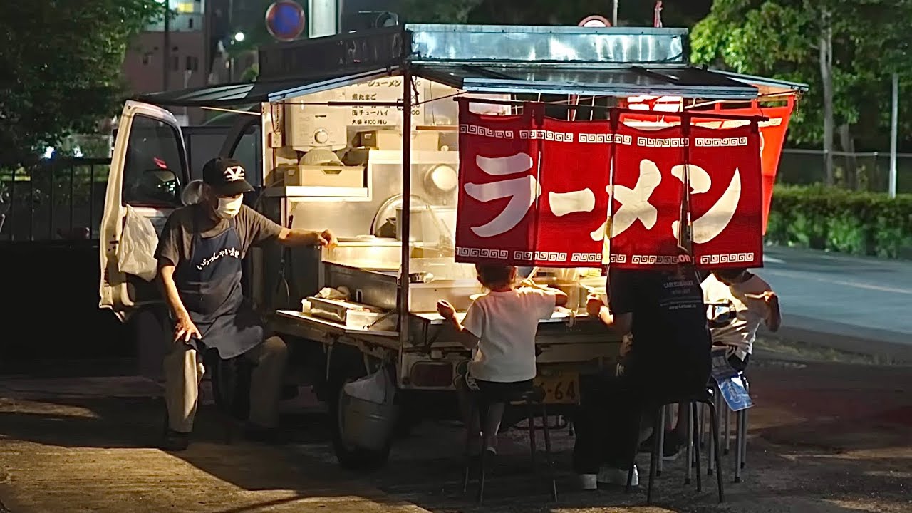 日本の屋台ラーメン5選！ Yatai Ramen - Old Style Ramen Stall - Japanese Street Food