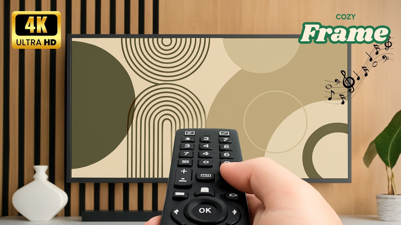 4K Cozy Frame TV Art – Minimalist Wall Art with Uplifting Piano Music | Cozy Ambience & Good Vibes