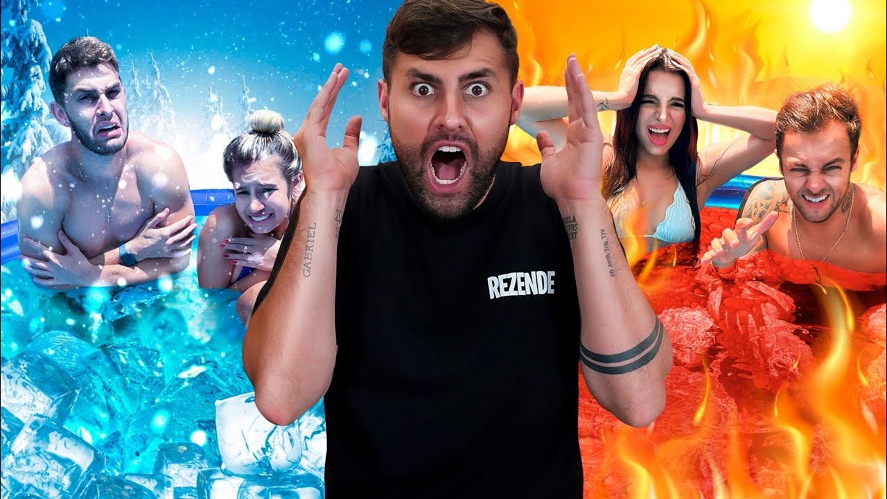PISCINA FRIA VS PISCINA QUENTE!!