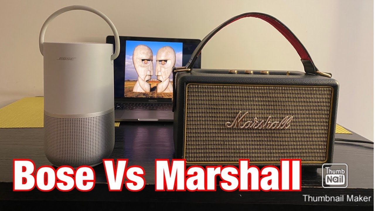 BOSE PORTABLE HOME SPEAKER VS MARSHALL KILBURN (SOUND TEST)
