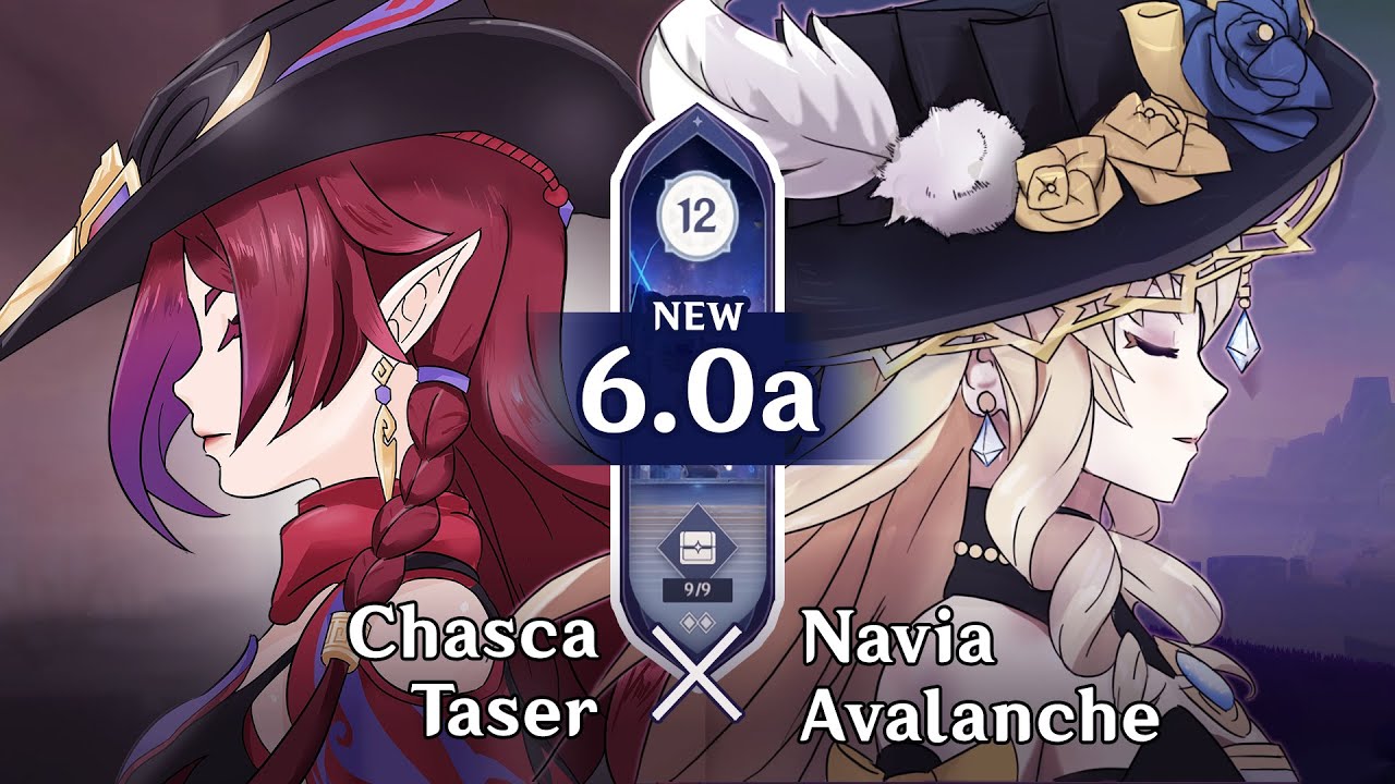 Chasca (Top) - Navia (Bottom) | Spiral Abyss 6.0a | Genshin Impact