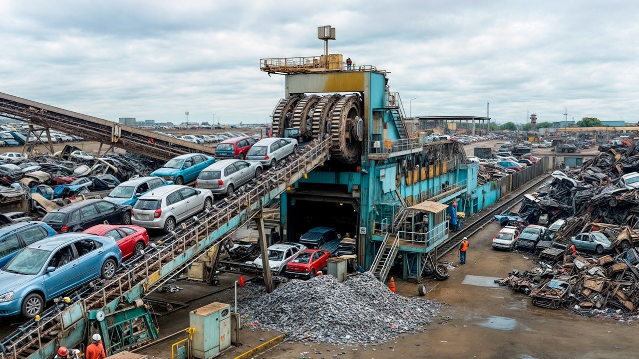 &Agrave; l'int&eacute;rieur du Plus Grand March&eacute; de Pi&egrave;ces Auto au Monde (95% de Recyclage)