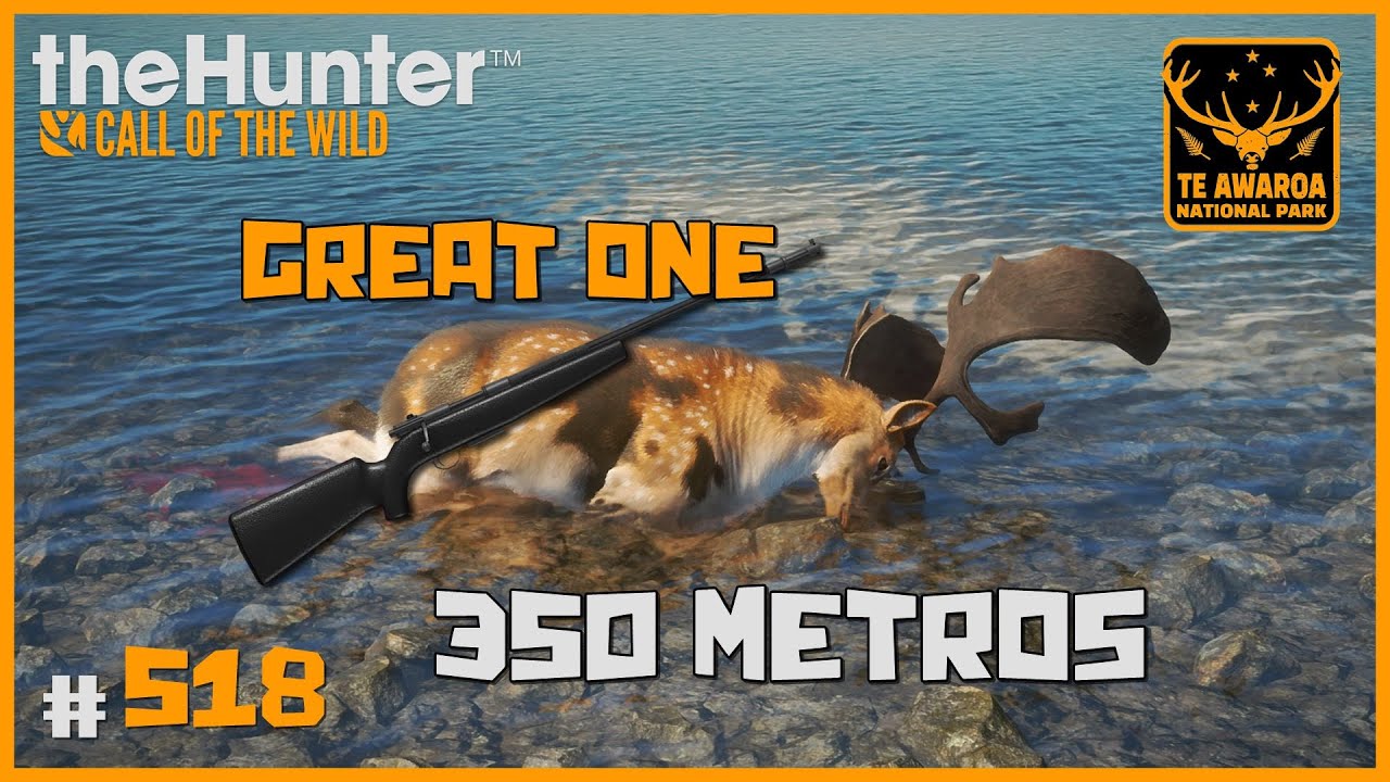 DISPARO A GREAT ONE 350 METROS - BÚSQUEDA DE GAMOS | 🦌theHunter: CotW #518