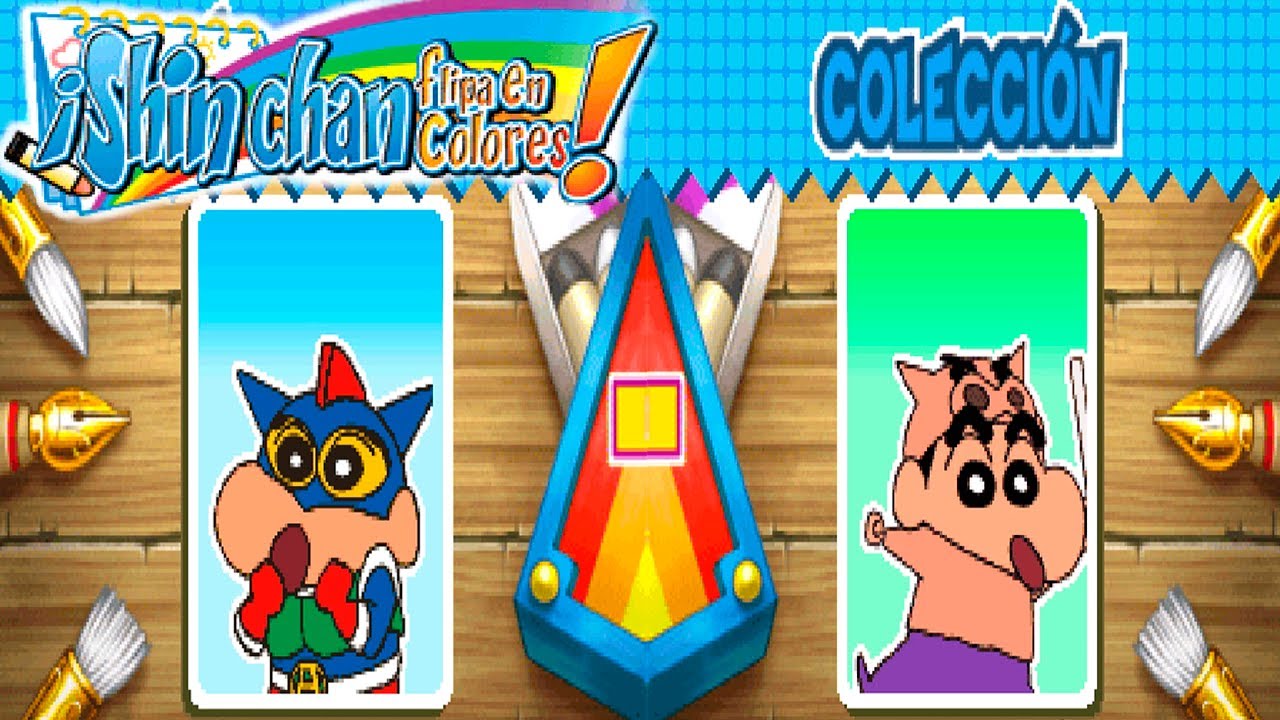 Shin chan ¡Flipa en colores! Como conseguir los trajes de Ultrahéroe y Cerdito Valiente