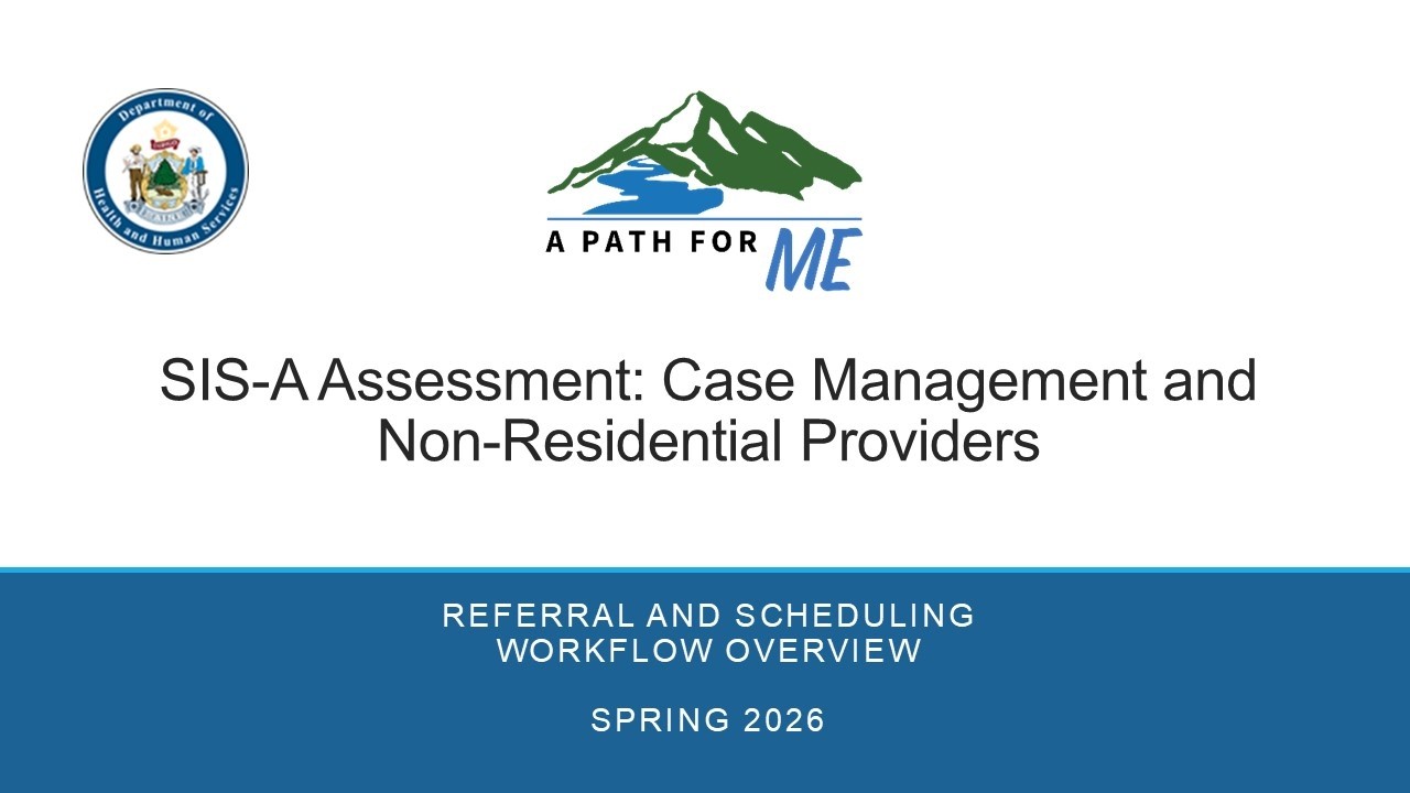 SIS-A Case Manager & Non-Residential Service Providers Info Session