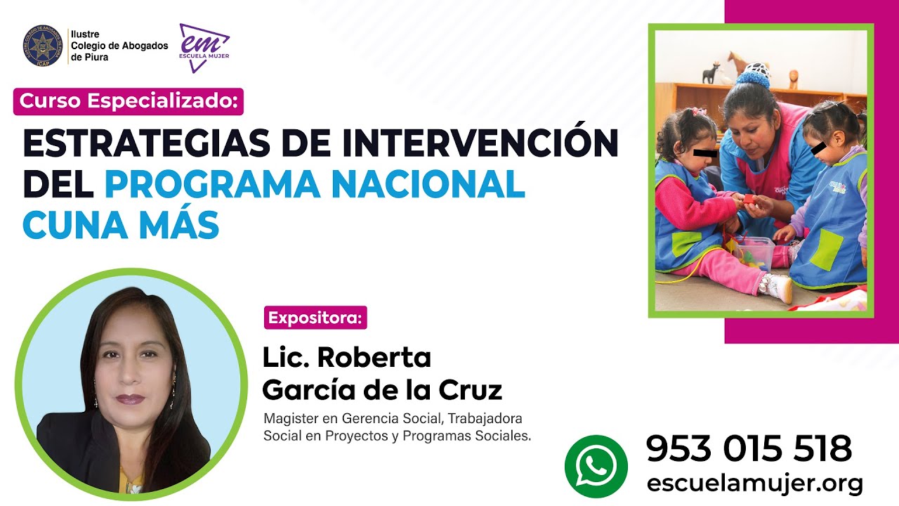 ESTRATEGIAS DE INTERVENCIÓN DEL PROGRAMA NACIONAL CUNA MÁS